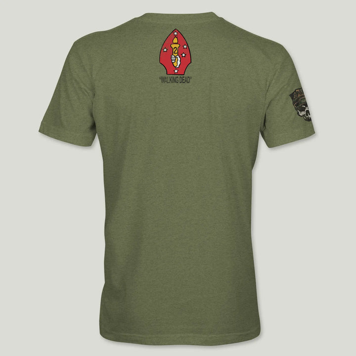 USMC Guidon 1st Bn 9th Marines V19 Tee (Black)