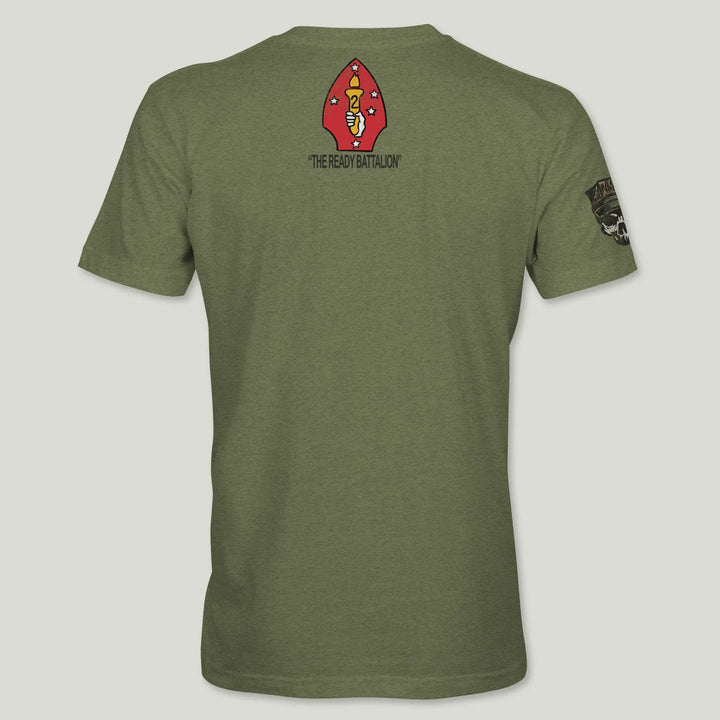 USMC Guidon 2nd Bn 6th Marines V26 Tee (Black)