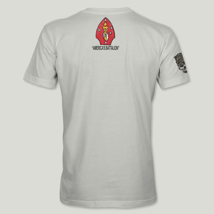 USMC Guidon 2nd Bn 8th Marines V28 Tee (Black)