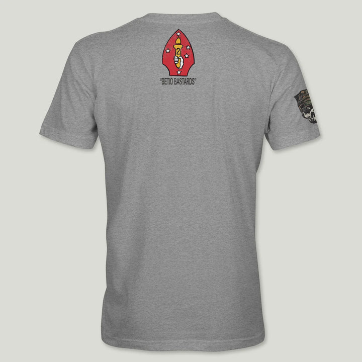 USMC Guidon 3rd Bn 2nd Marines V32 Tee (Black)