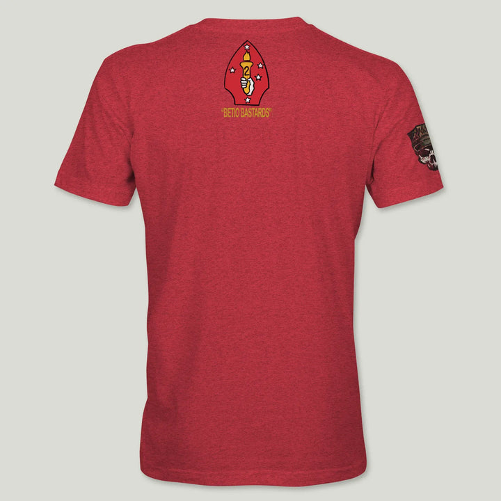 USMC Guidon 3rd Bn 2nd Marines V32 Tee (Gold)