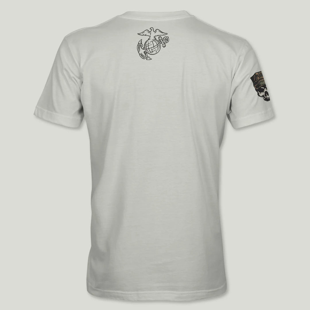 US Marines Cryptic Black Logo Tee