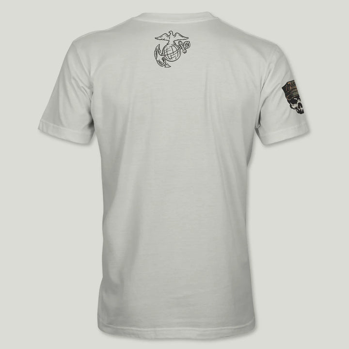 US Marines Cryptic Black Logo Tee