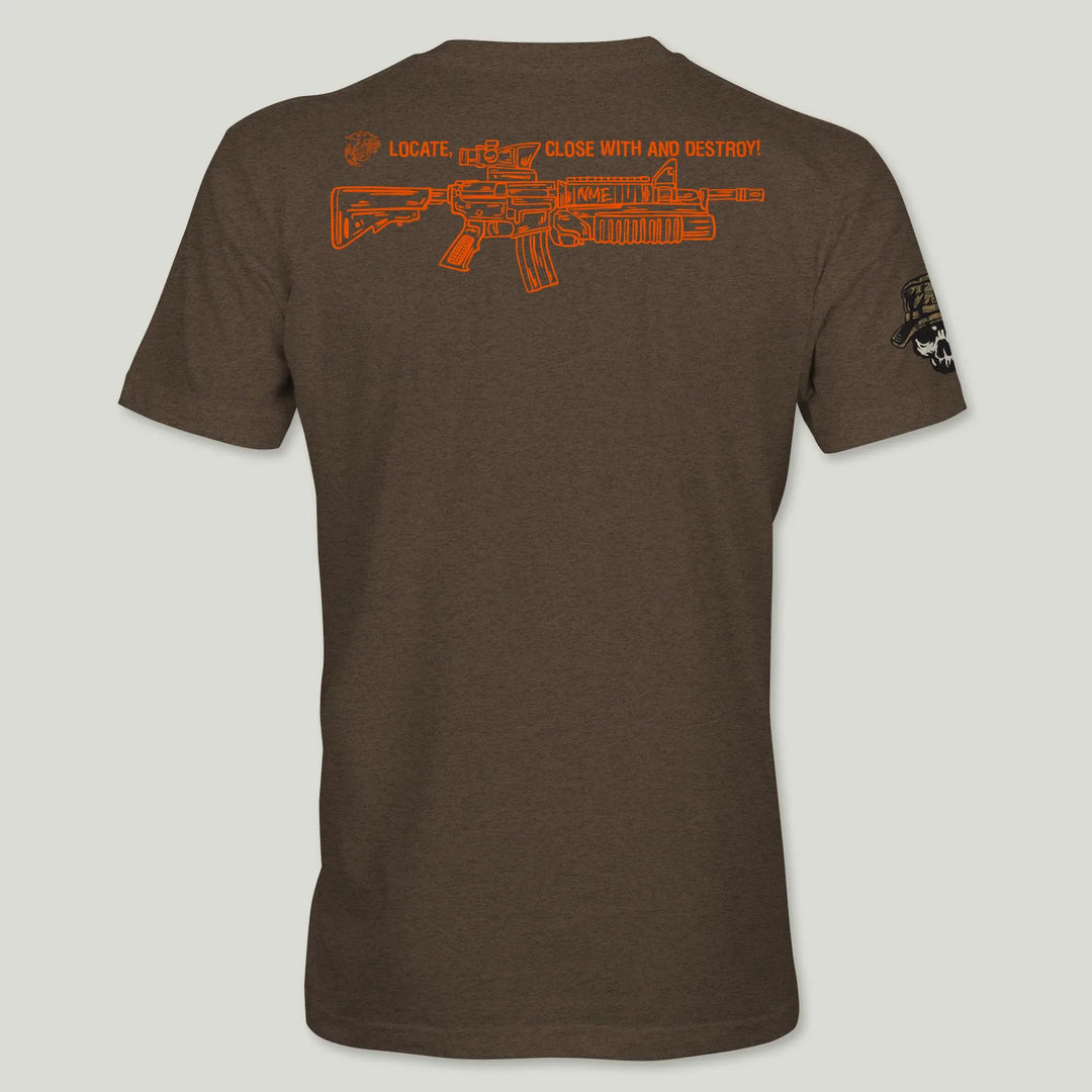 Marines Locate, Close-with & Destroy [Orange] Tee