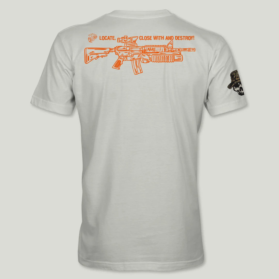 Marines Locate, Close-with & Destroy [Orange] Tee