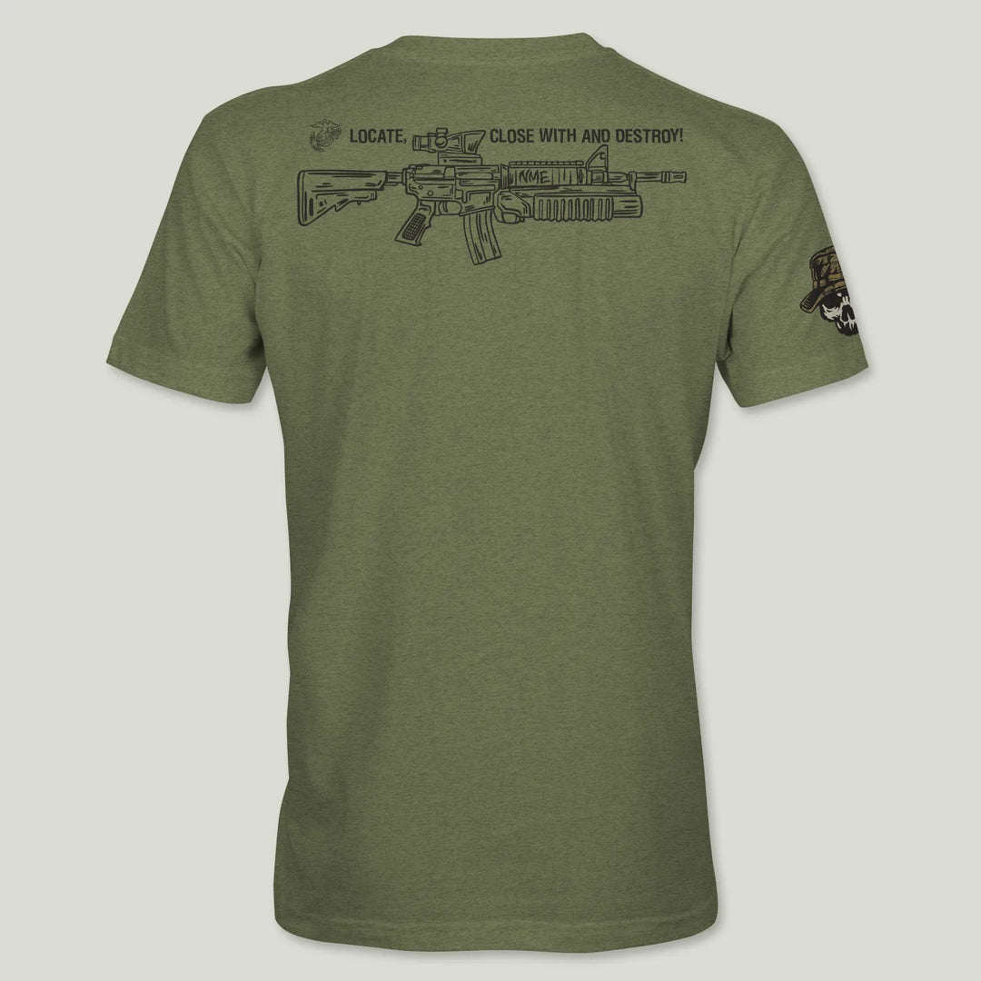 USMC Locate, Close-with & Destroy [Black] Tee