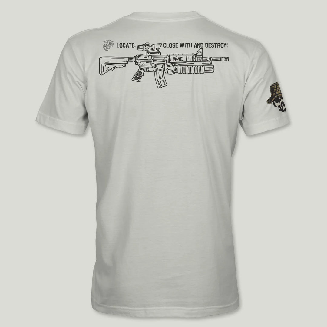 USMC Locate, Close-with & Destroy [Black] Tee