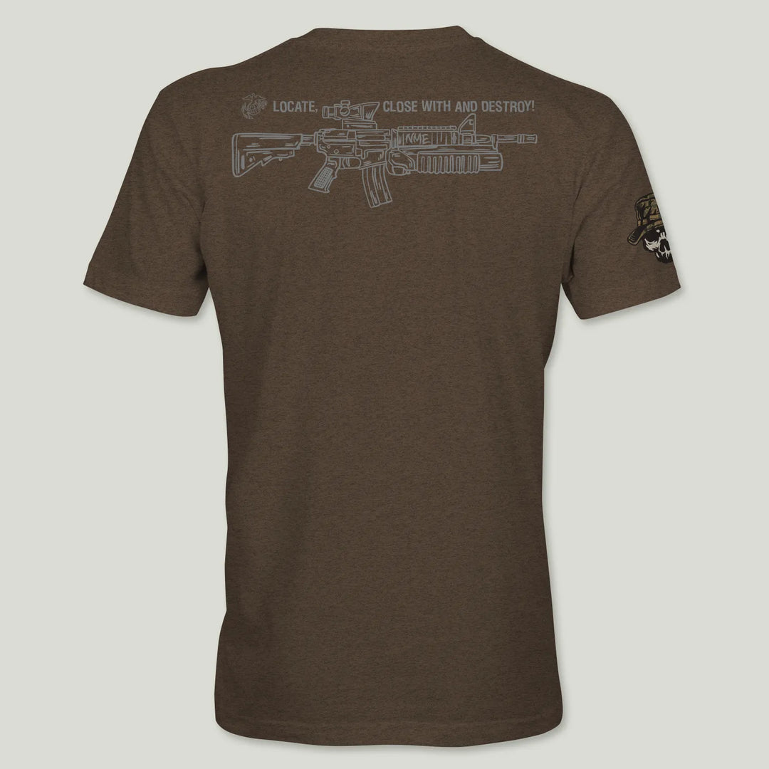 USMC Locate, Close-with & Destroy [Grey] Tee