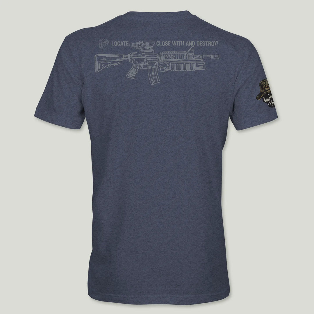 USMC Locate, Close-with & Destroy [Grey] Tee