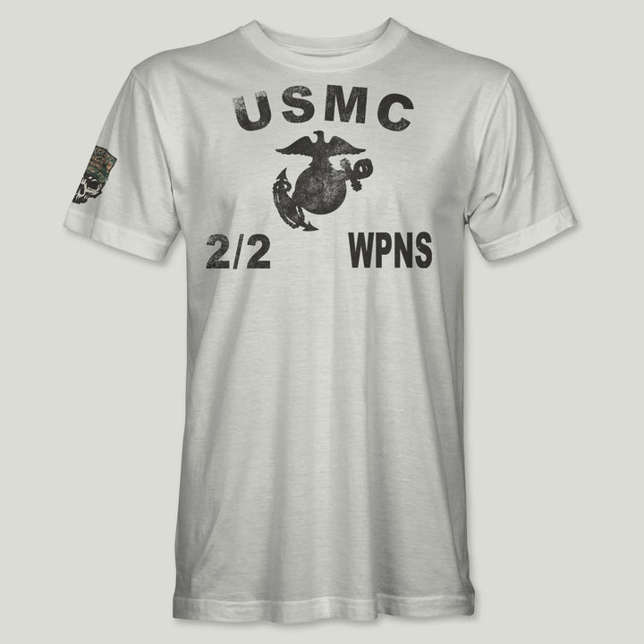 USMC Guidon 2nd Bn 2nd Marines V22 Tee (Black)