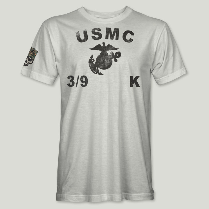 USMC Guidon 3rd Bn 9th Marines V39 Tee (Black)