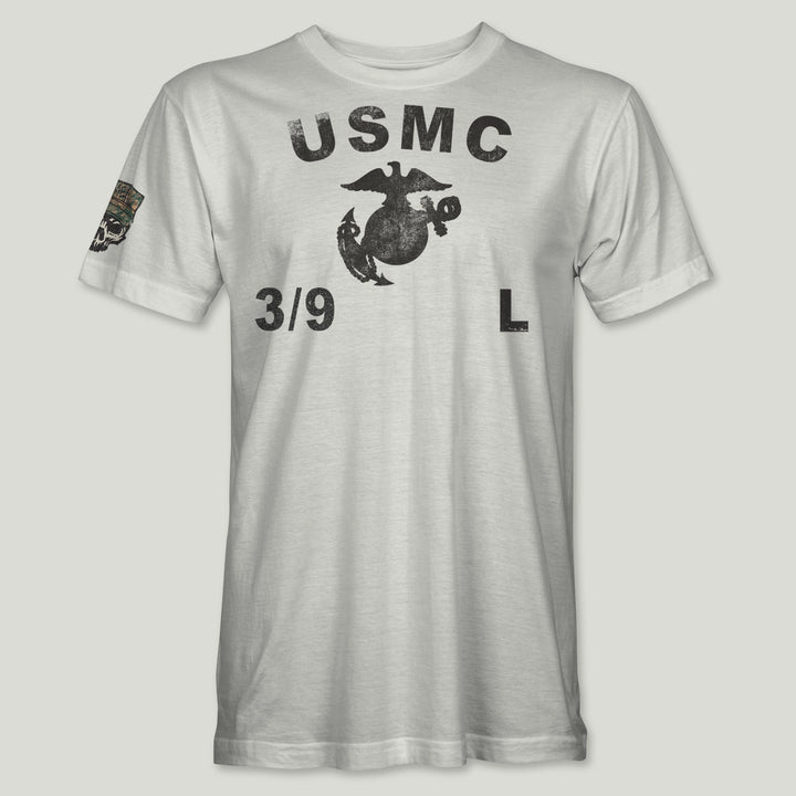 USMC Guidon 3rd Bn 9th Marines V39 Tee (Black)