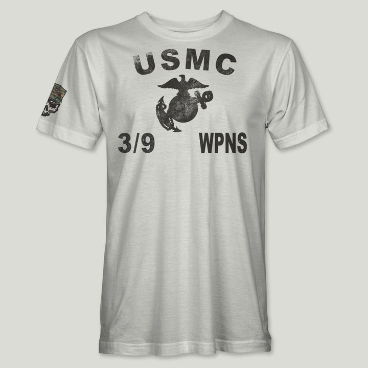 USMC Guidon 3rd Bn 9th Marines V39 Tee (Black)