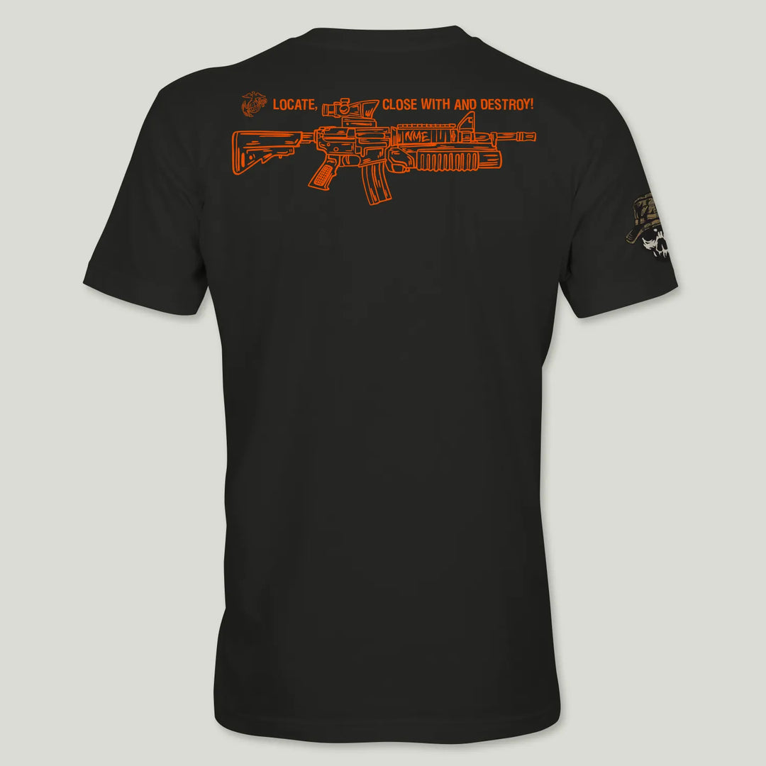 Marines Locate, Close-with & Destroy [Orange] Tee