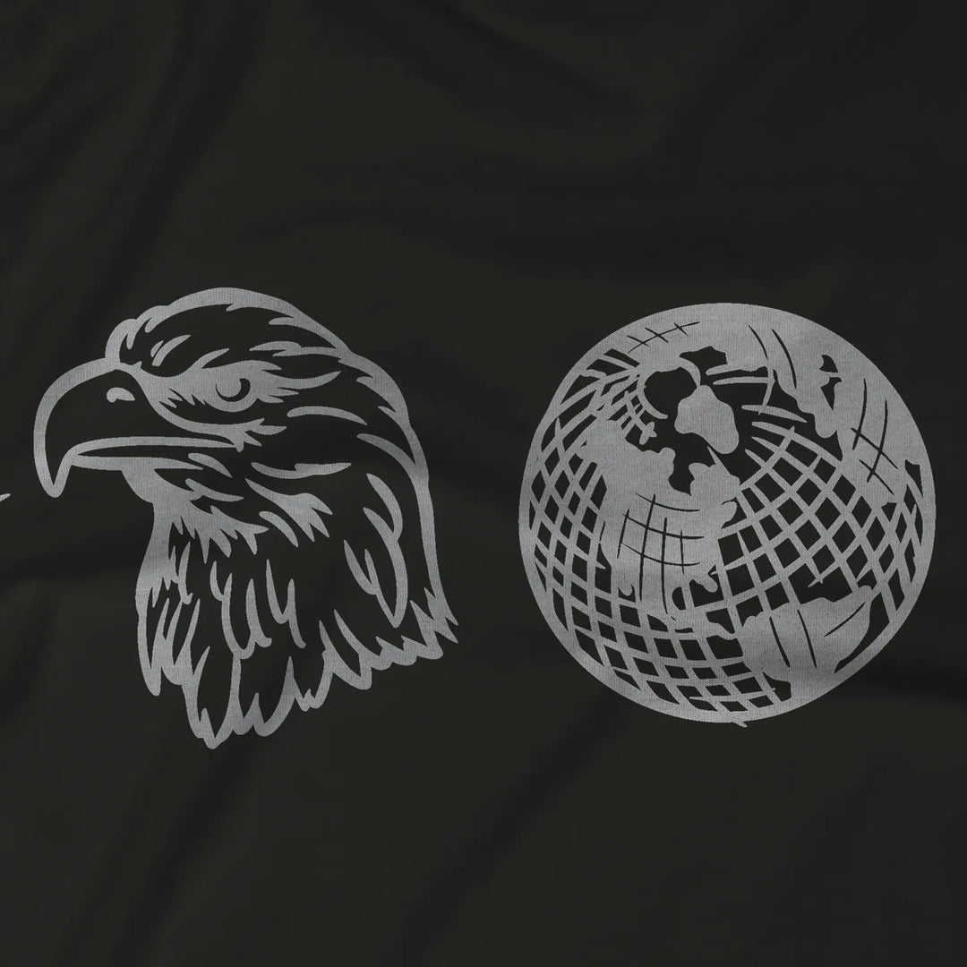 US Marines Cryptic Metal Logo Tee