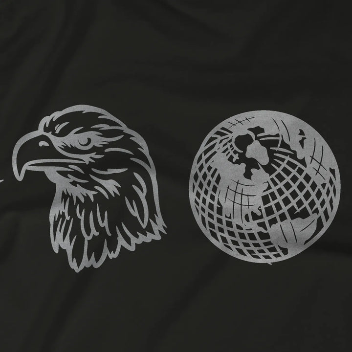 US Marines Cryptic Metal Logo Tee